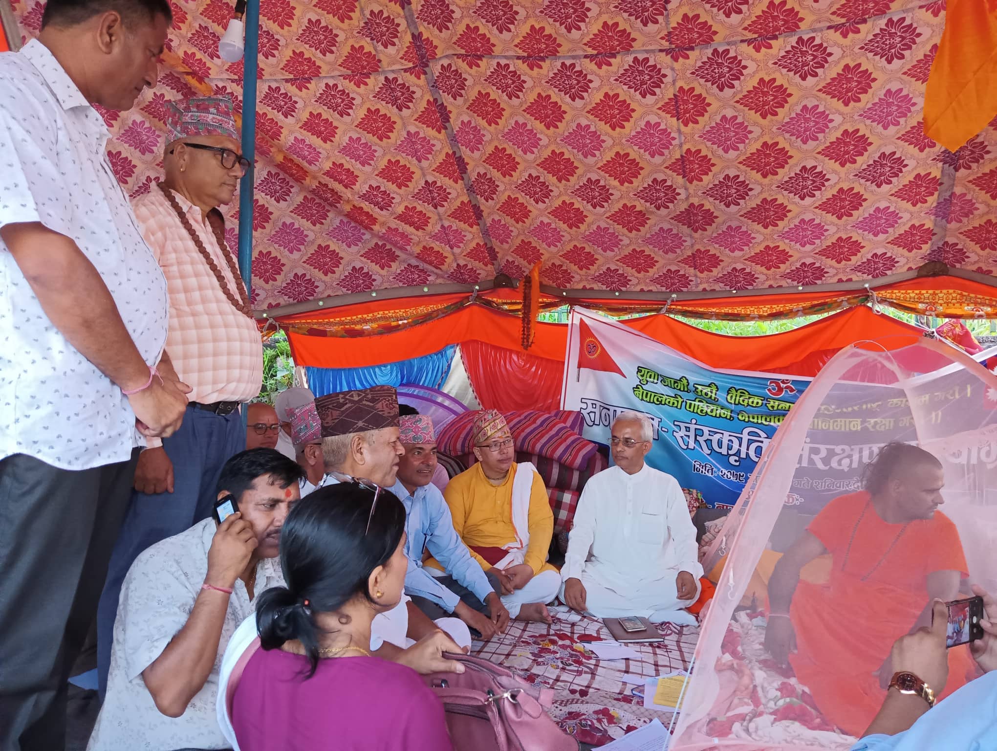 अनसनरत भारद्वाजको मागप्रति तीन दर्जन संघसंस्थाको एक्येबद्धता, नेपाल बन्द गर्ने चेतावनी