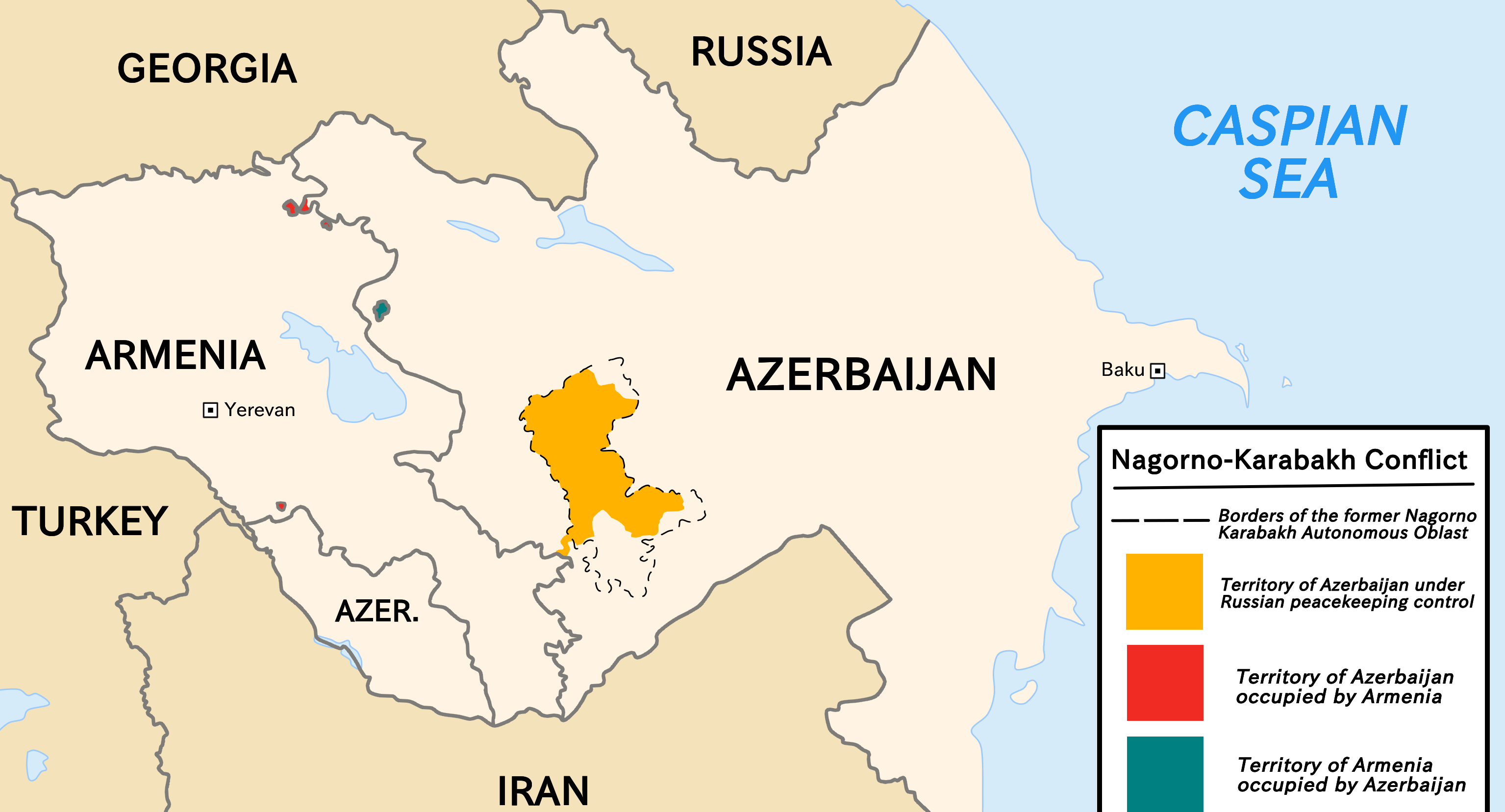 अजरबैजानको हमलामा १०५ आर्मेनियाली सैनिक मारिए