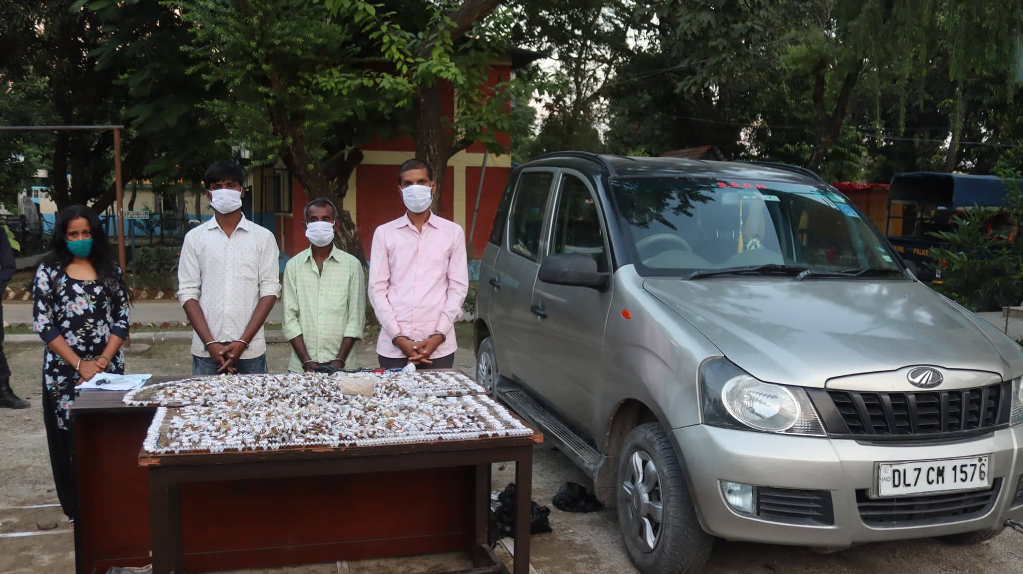 ठूलो परिमाणको लागुऔषधसहित चार व्यक्ति पक्राउ