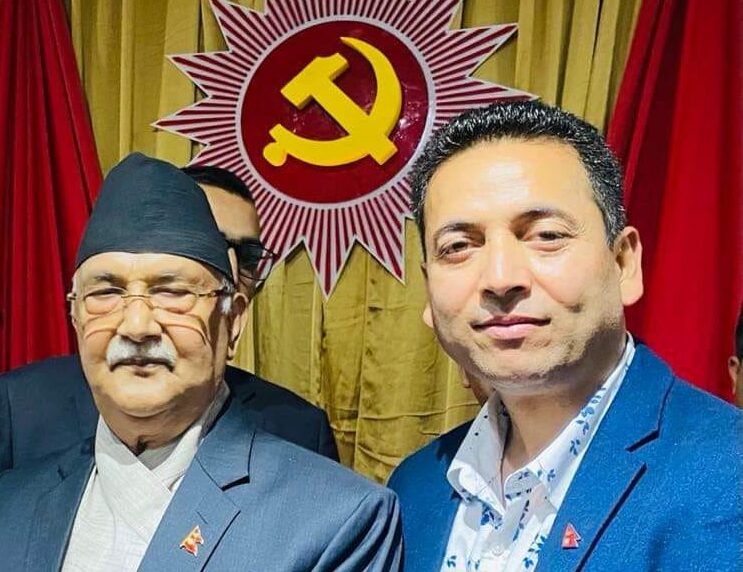 ओलीको पत्रले चितवन ३ का एमाले उम्मेदवार न्यौपानेको नाम सूचीबाट हट्यो