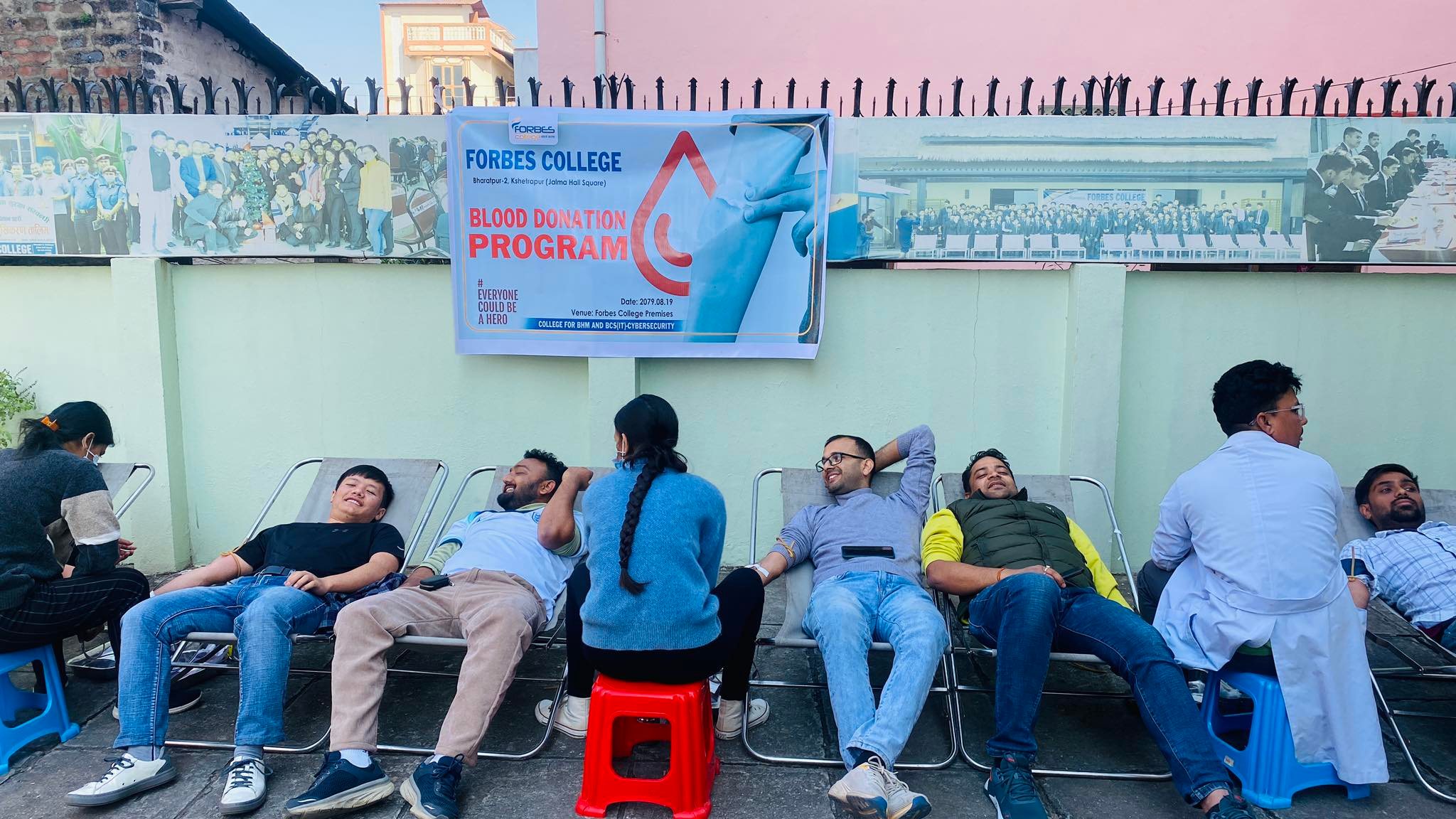 फोर्ब्सको रक्तदान कार्यक्रममा ४३ जनाले गरे रक्तदान