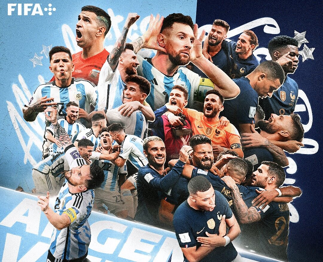 विश्वकप फुटबलको फाइनलमा फ्रान्स र अर्जेन्टिना भिड्ने