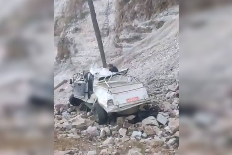 जाजरकोटमा जीप दुर्घटना हुँदा ९ जनाको मृत्यु