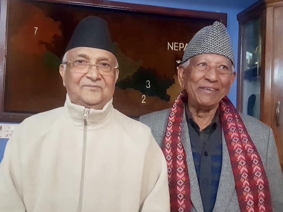 ओली र केसीबीच बालकोटमा भेटघाट, करिब दुई घन्टा कुराकानी