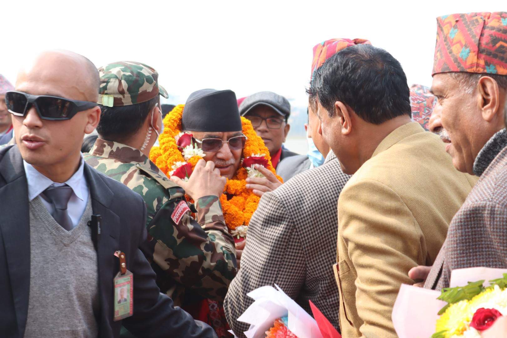 प्रधानमन्त्रीमा नियुक्त भएपछी प्रचण्ड पहिलो पटक चितवनमा