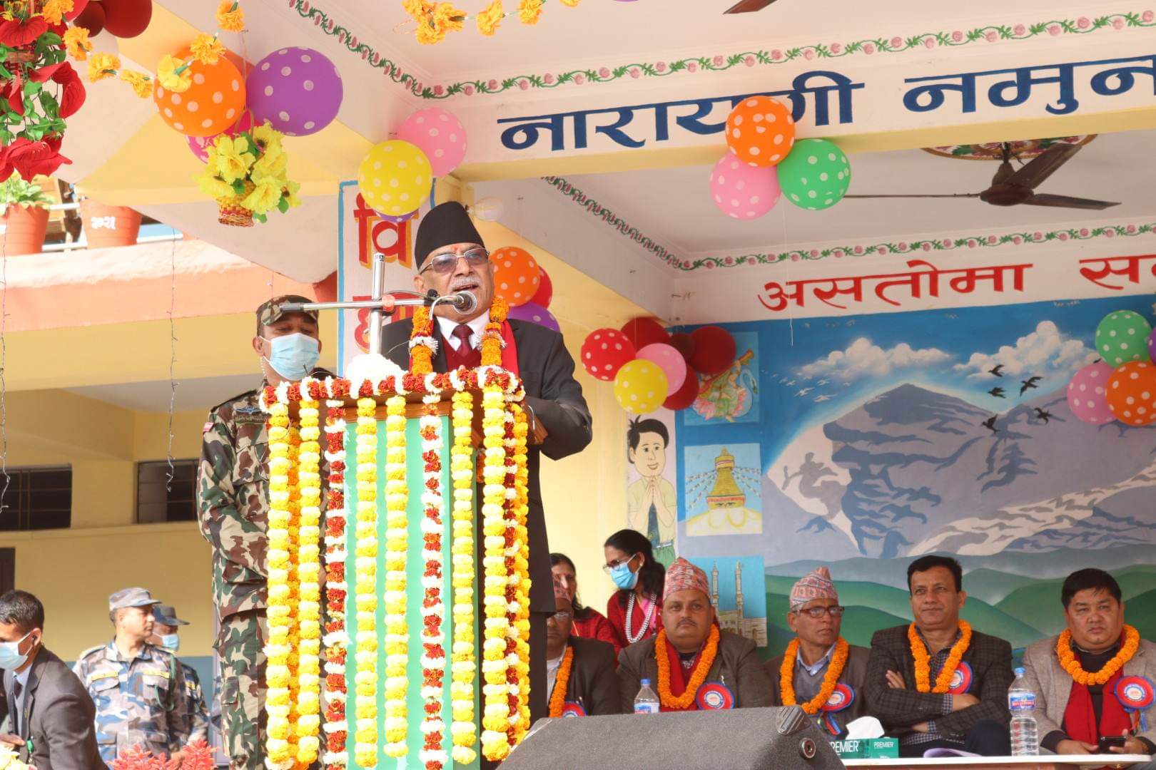 आठ मिनेट बोलेका प्रचण्डले बाँकी जीवन सुसासन र विकासमा समर्पित गर्ने बताए