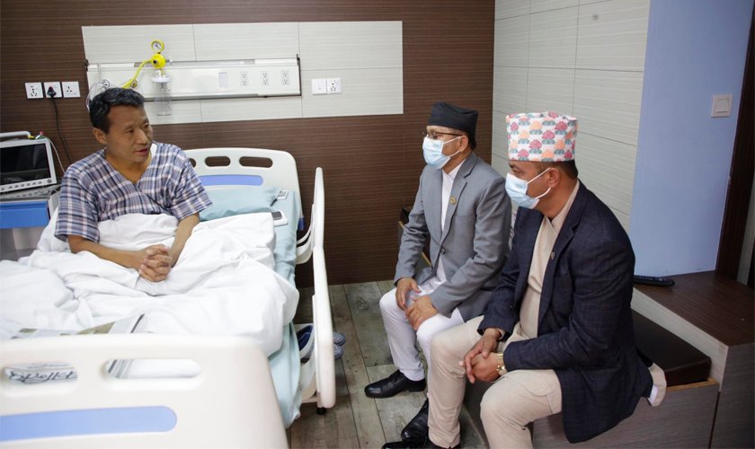 वर्षमान पुन अस्पतालबाट डिस्चार्ज