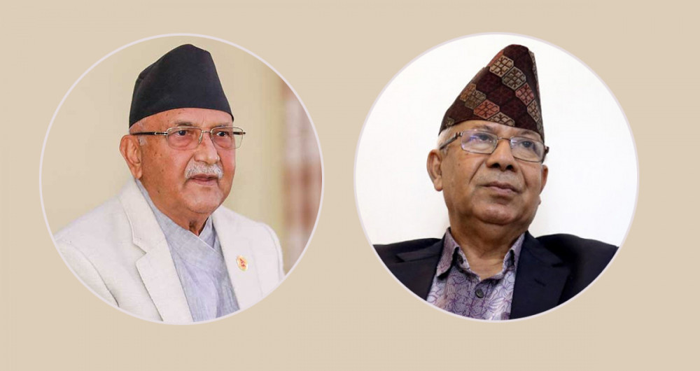 माधव नेपाललाई राष्ट्रपतिको उम्मेदवार बन्न केपी ओलीको प्रस्ताव