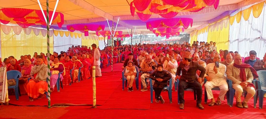 वैकुण्ठनाथ गुरुकुल सञ्चालनार्थ लंकुमा जारी महायज्ञमा सहयोगीको उत्साह बढ्दै