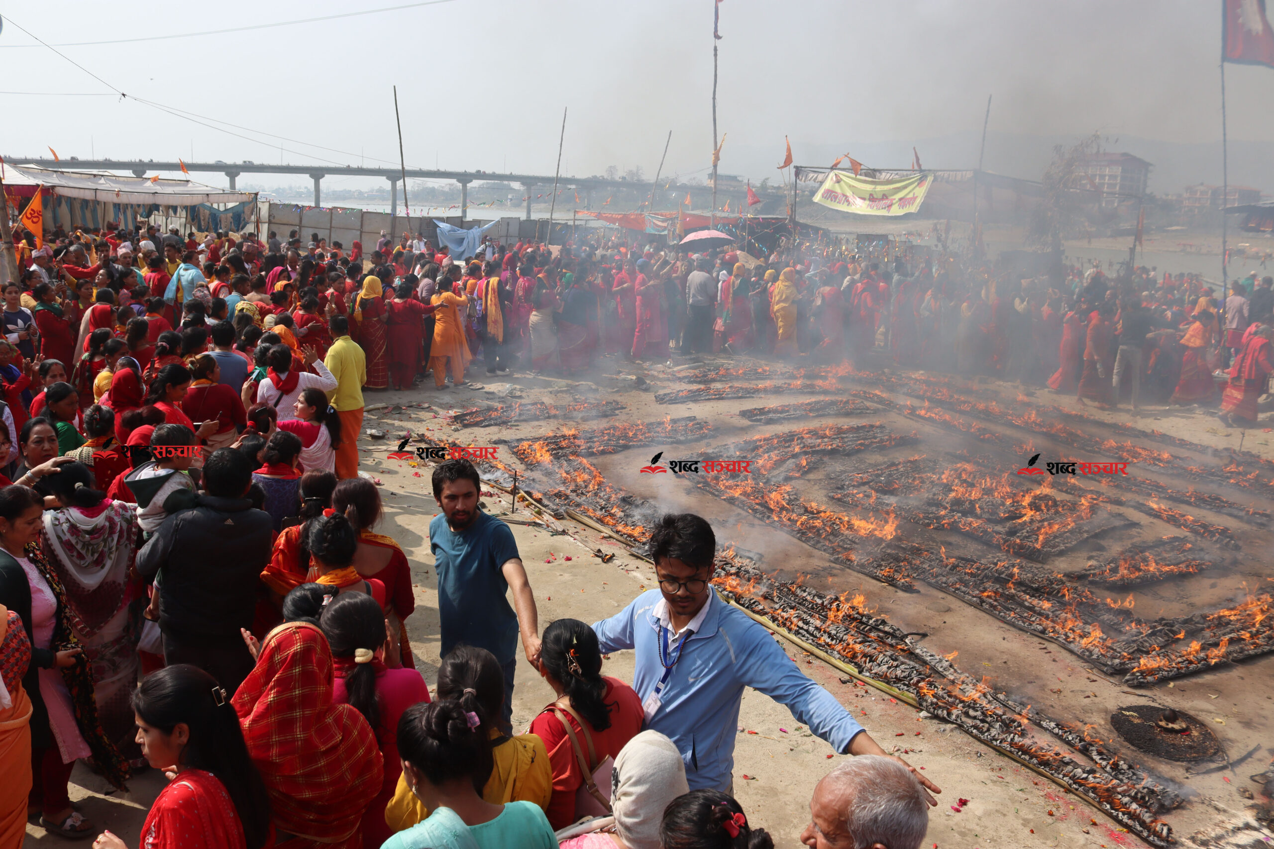 कोटिहोम महायज्ञको सवा करोड दीप प्रज्वलनमा हजारौँ भक्तजन सहभागी