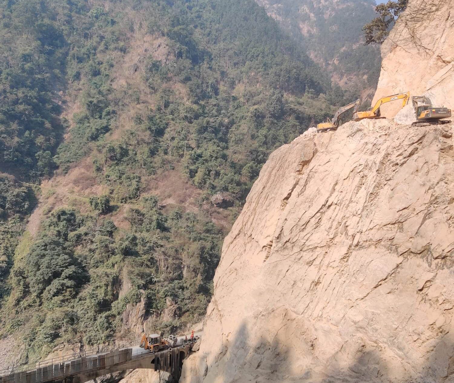 नारायणगढ–मुग्लिन सडक आइतबारदेखि बन्द नहुने