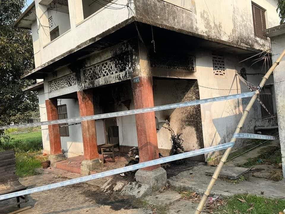 माओवादी नेताको स्कुटरमा अचानक आगलागी, आगलागीको कारण खुलेन