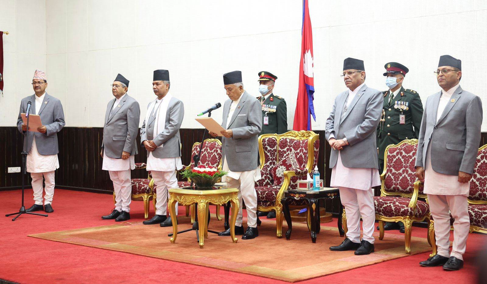 आठौं पटक मन्त्रिपरिषद् विस्तार, एनपी साउदले लिए शपथ