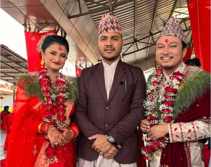 कमेडियन विक्की र कलाकार श्रद्धाले गरे विवाह