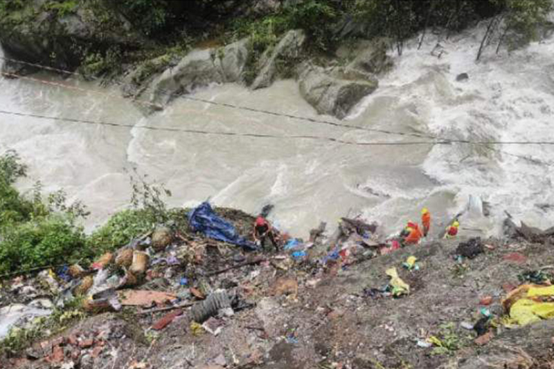 भारतको केदारनाथमा पहिरोमा परी कर्णालीका १० जना बेपत्ता