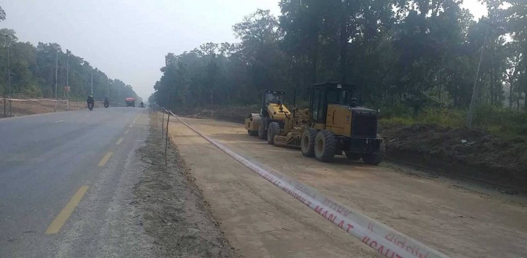 तीन पटक म्याद थप्दा पनि नारायणगढ–बुटवल सडकखण्डकाे प्रगति ४१ प्रतिशत मात्रै