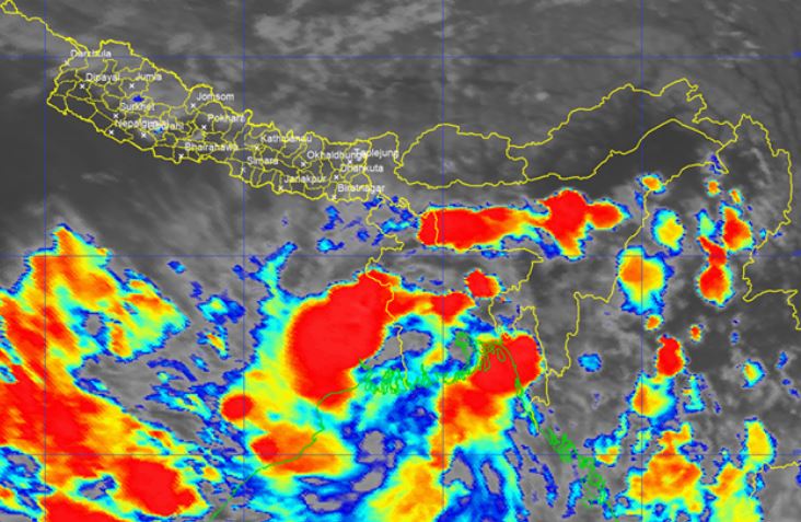 १२४ दिनपछि नेपालबाट बाहिरियो मनसुन