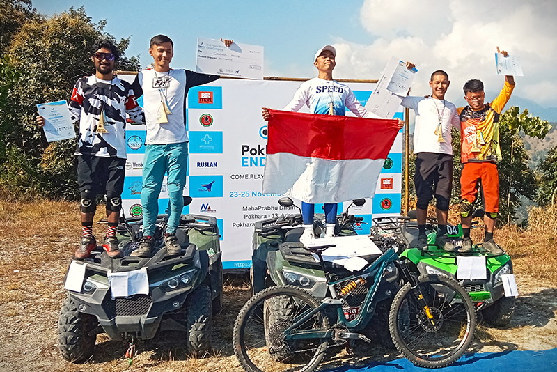 अन्तर्राष्ट्रिय माउन्टेन बाइक रेसको उपाधि इन्डोनेसिया, महिलातर्फ नेपाल विजयी