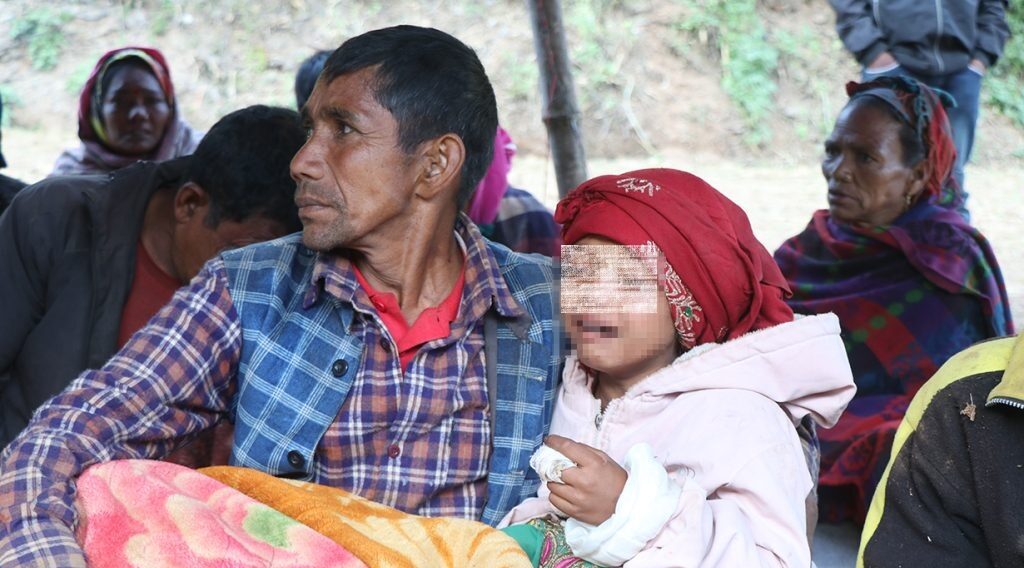भूकम्पमा परिवारका सबै गुमाएकी ८ वर्षकी पिरमकली