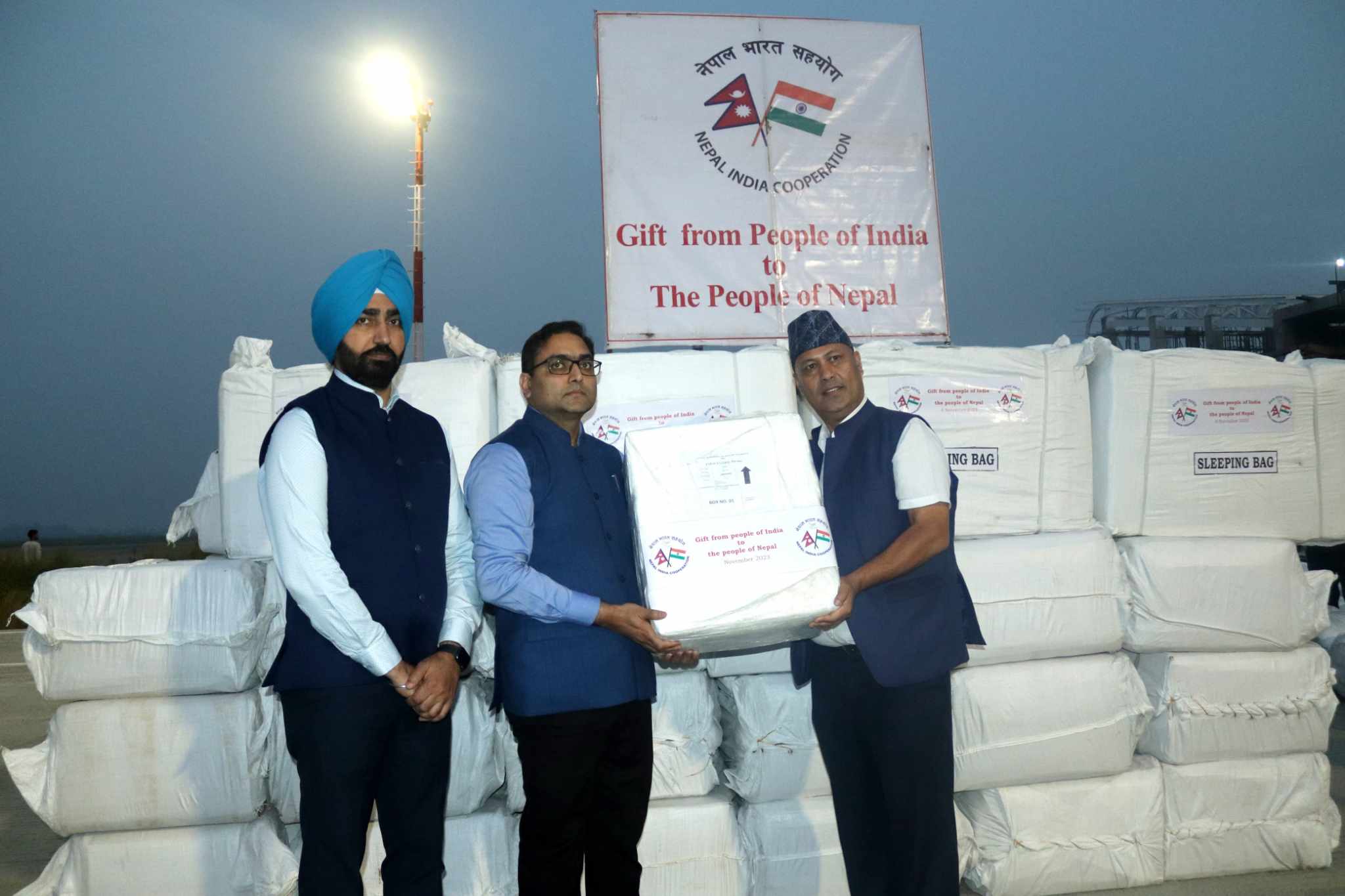 भारतद्वारा भूकम्प पीडितका लागि तेस्रो चरणको राहत सामग्री सहयोग