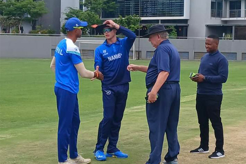 नेपालले नामिबियालाई ६ रनले हरायो