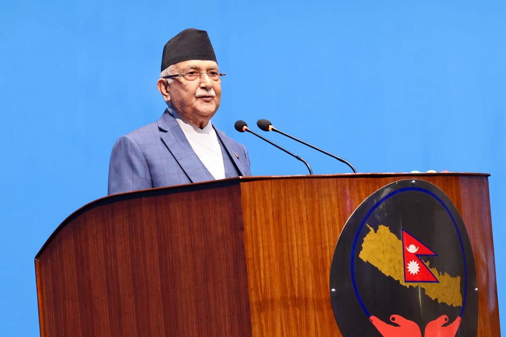 महासभामा जादा नेपालको शीर ढल्ने काम गर्दिन: प्रधानमन्त्री ओली