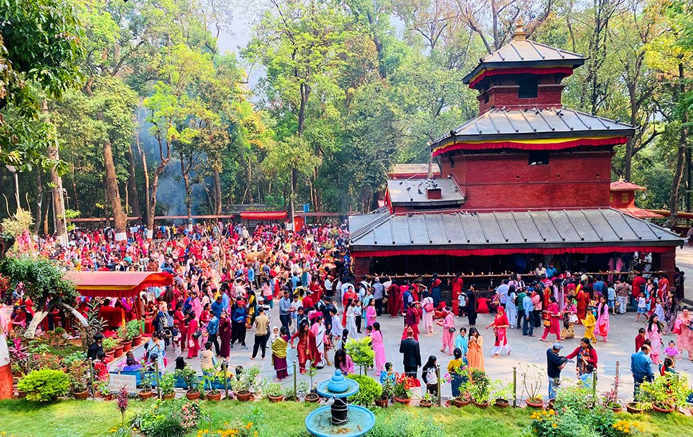 चैते दसैँमा कालिका भगवती मन्दिरमा ४२ लाख भेटी सङ्कलन