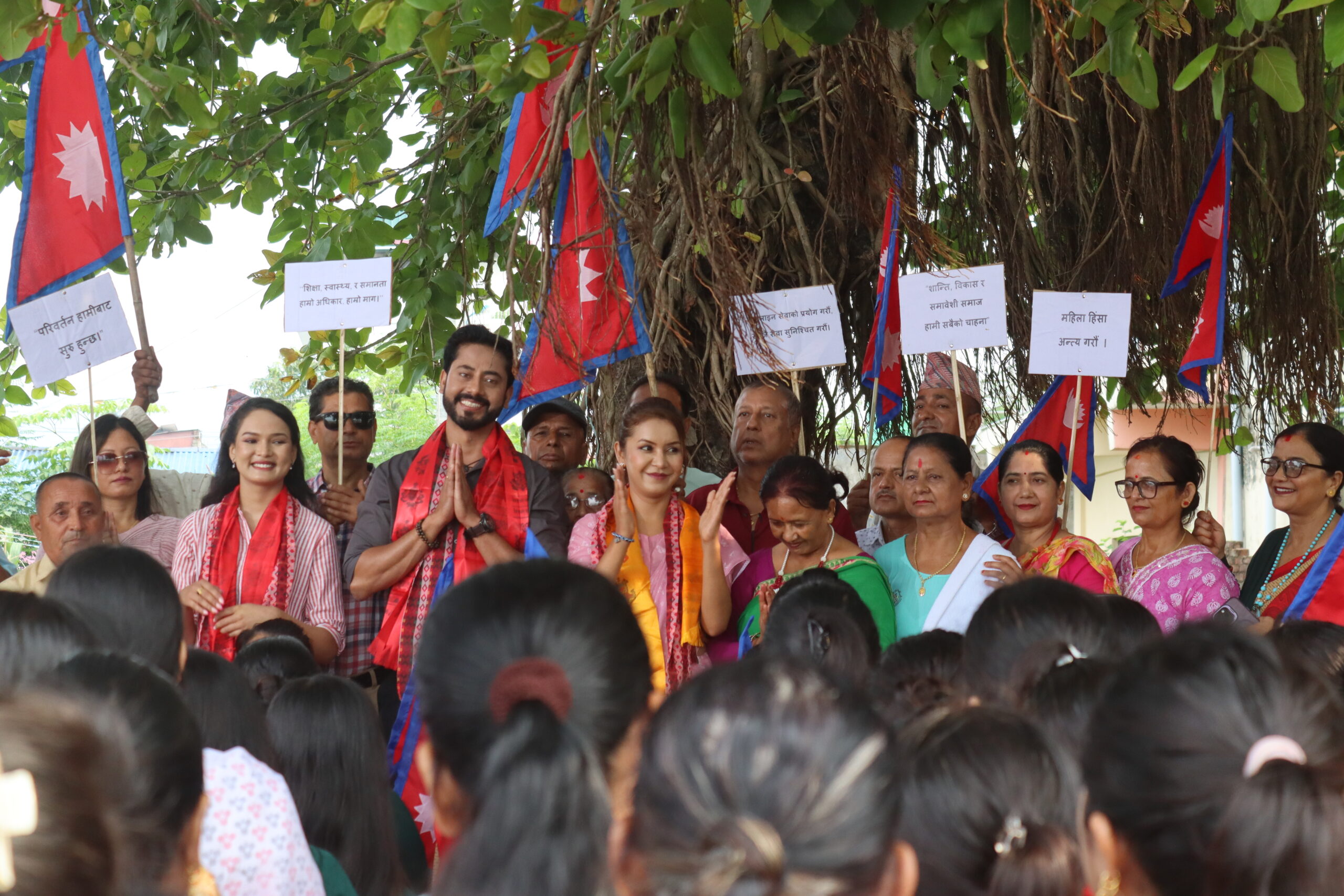 चितवनमा फिल्म ‘बिगुल’को सुटिङ धमाधम