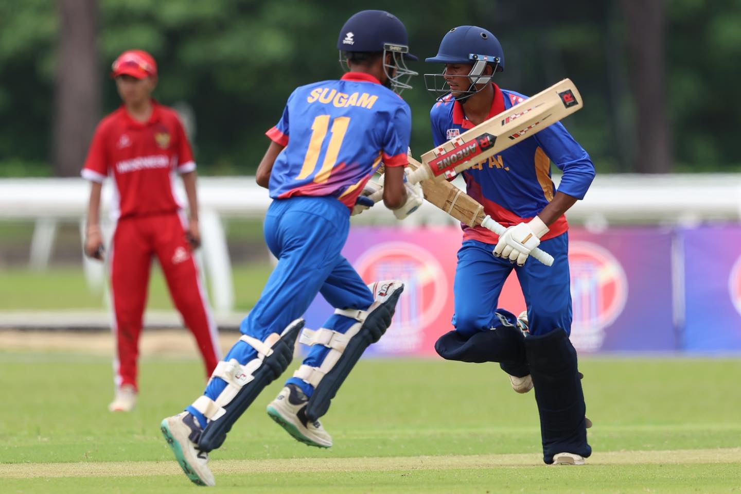 नेपालले इन्डोनेसियाविरूद्ध बनायो ४२० रन