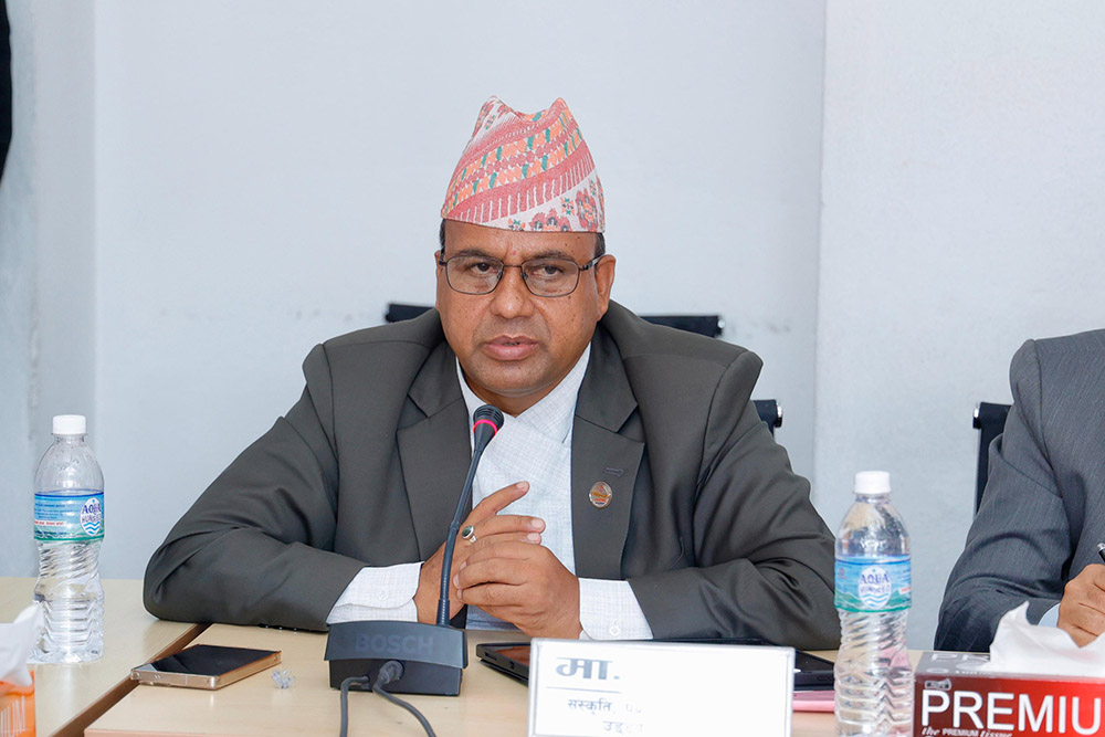 गौतमबुद्ध र पोखरा विमानस्थललाई राष्ट्रिय गौरवका संरचनाको रुपमा राख्नुपर्छ: मन्त्री पाण्डे