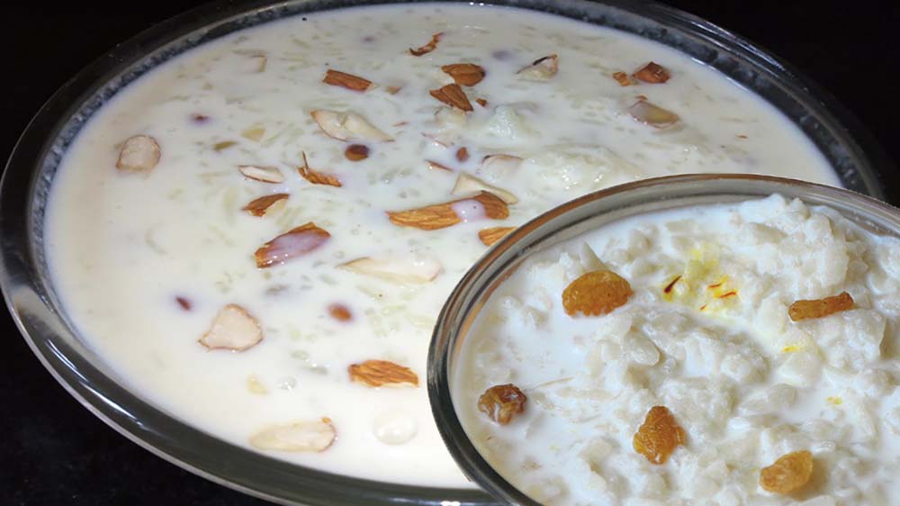 आज साउन १५ अर्थात् खीर खाने दिन