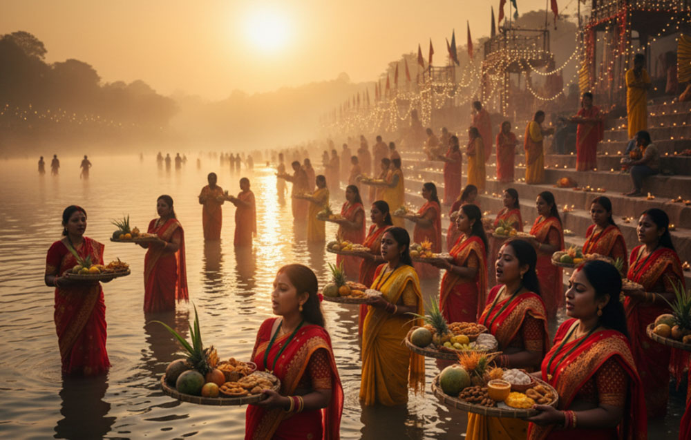 मिथिला क्षेत्रमा छठ पर्वको रौनक शुरु