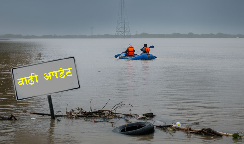 मोन्था आँधीको प्रभाव: देशका विभिन्न स्थानमा बाढीको जोखिम, सतर्क रहन आग्रह