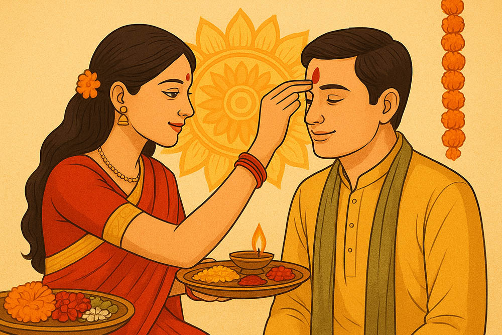 तिहारको भाइटिकाको कुन देशमा कति बेला छ शुभ साइत ?