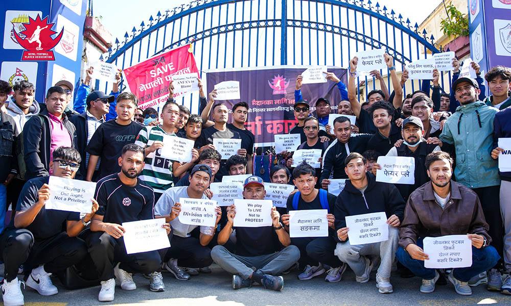 एन्फालाई खेलाडीको चेतावनी-पुस ९ गतेबाट लिग होस्, सडकमा होइन मैदानमा खेल्न चाहन्छौं