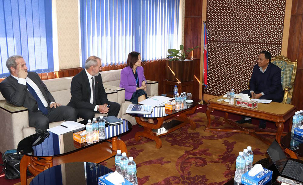 मन्त्री घिसिङको दूधकोशी जलविद्युत आयोजनाको वित्तीय व्यवस्थापन तत्काल टुङ्गो लगाउन एडिबीलाई आग्रह