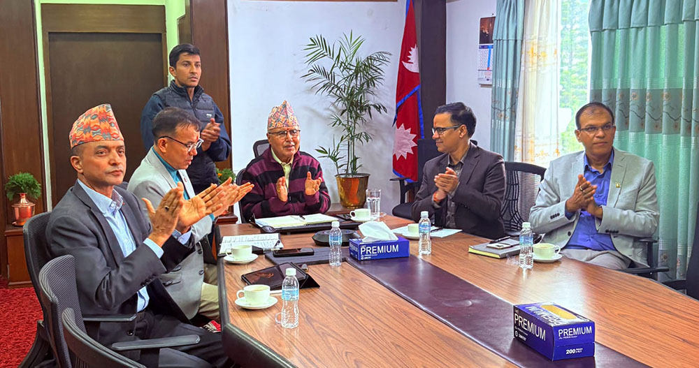 वीरगञ्ज भन्सारमा अनलाईन भन्सार डाटावेश प्रणालीको शुभारम्भ