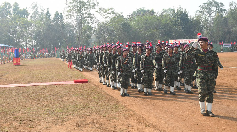 निर्वाचन एकीकृत सुरक्षा योजना अन्तर्गत आजदेखि सेना परिचालन हुँदै