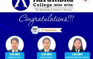 आरम्भ कलेज BHM र BITM मा पुनः जिल्ला टपर